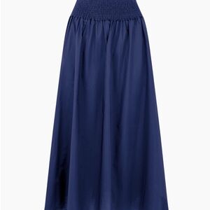 Hill House Deep Blue Midi Skirt
